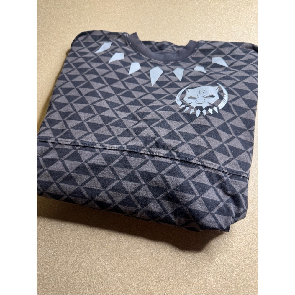 Marvel Black Panther Spirit Jersey Wakanda Forever Grey Geometric Mens XL
